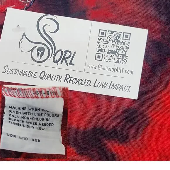 Nautica. Y2K, Reworked Tie-Dye T-Shirt w/ Geodes & Logo Graphic Print. Size M - Picture 2 of 7